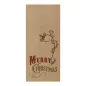 SERVIETTES EMB. 'D.POINT' 40x32 CM - MERRY CHRISTMAS